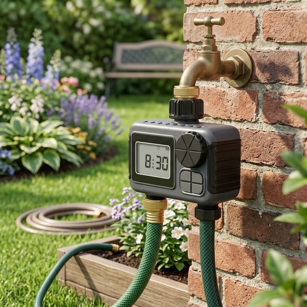 Temporizador de Riego para Jar - Timer Dual Outlet reseña y precio